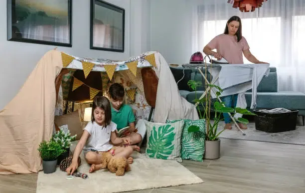 Un exemple de lit tipi Montessori
