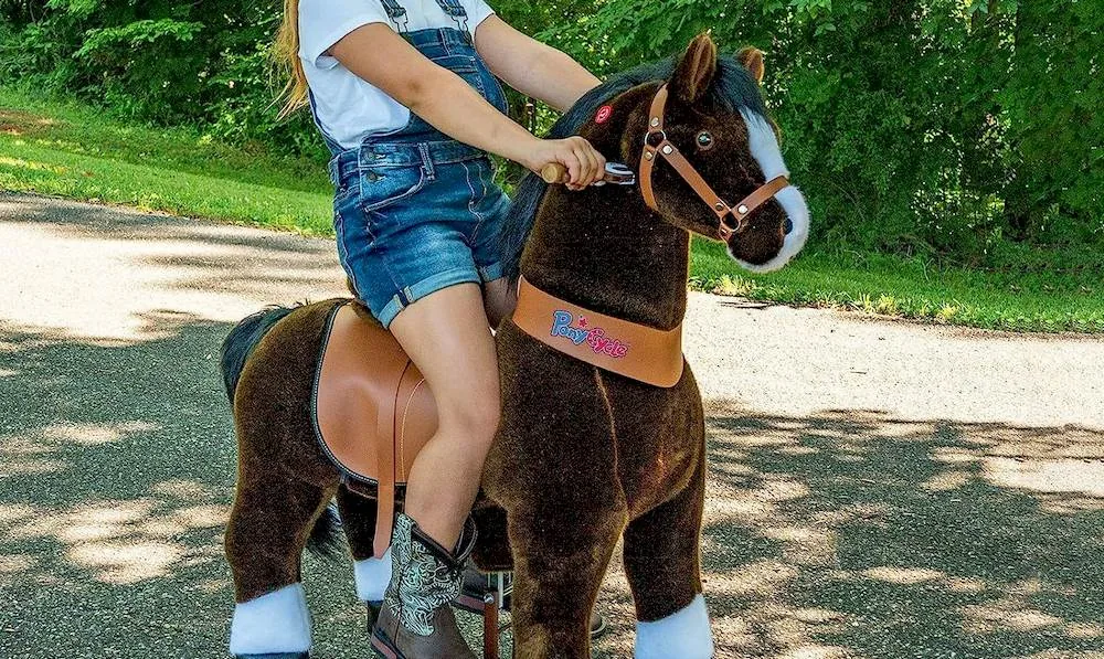 Un enfant sur un Ponycycle