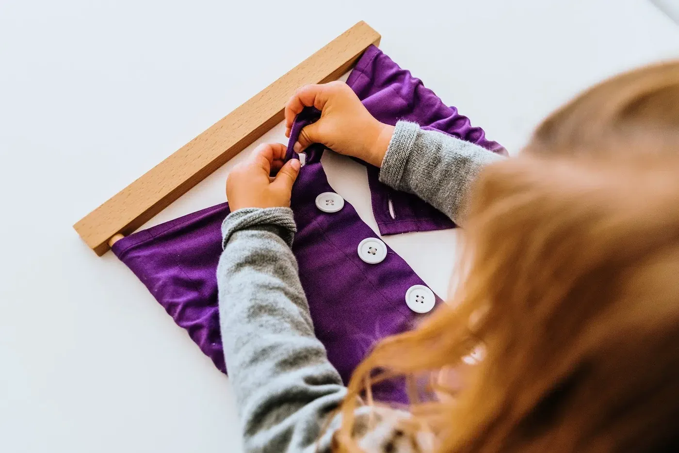 materiel boutonnage montessori